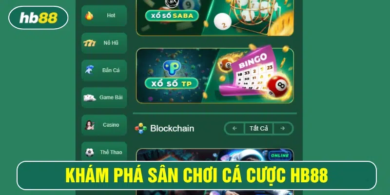 HB88 – Nơi Bet Thủ Thỏa Sức Bung Xõa Khám phá HB88